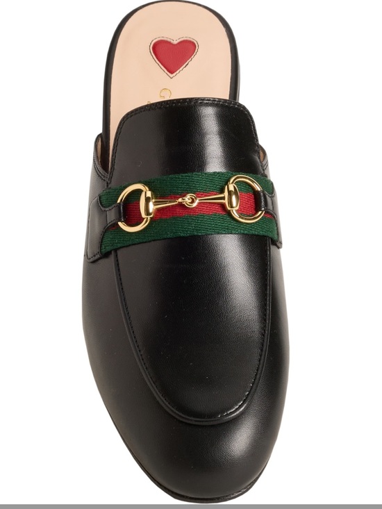 Gucci Shoes - Gucci Princetown Mule Black with Webbing | with Box & Dustbags | 7.5